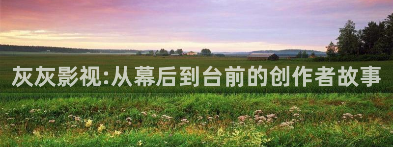 红叶电影院今日影讯：灰灰影视:从幕后到台前的创作者故事